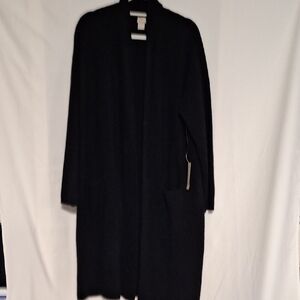 Chico's Black Women's Cardigan Sweater (Cashmere)
